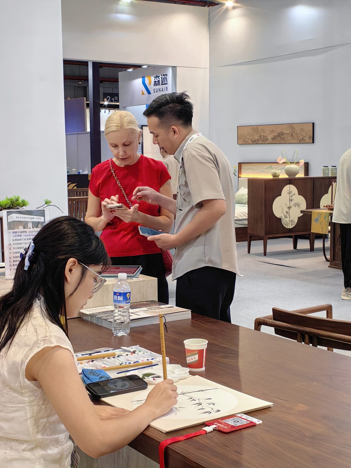 展位资料对接